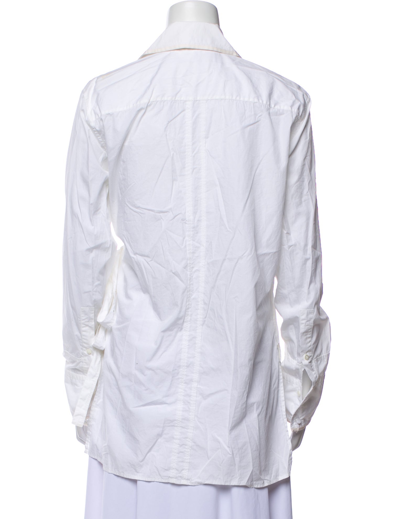 Helmut Lang Long Sleeve Button-Up Top